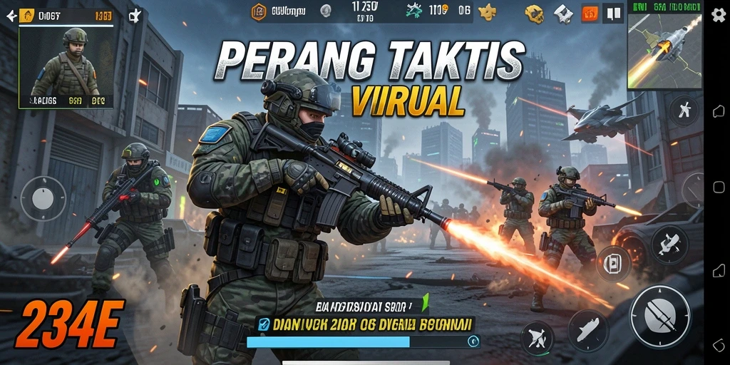 Tampilan gameplay menegangkan dari <strong>234E</strong> yang mendebarkan.