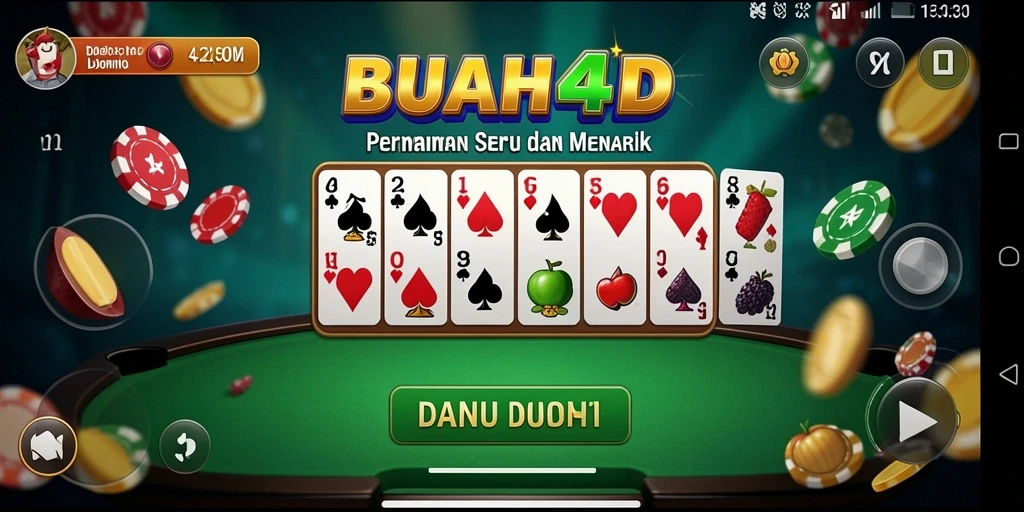 Tampilan gameplay mendebarkan dari BUAH4D yang penuh aksi.