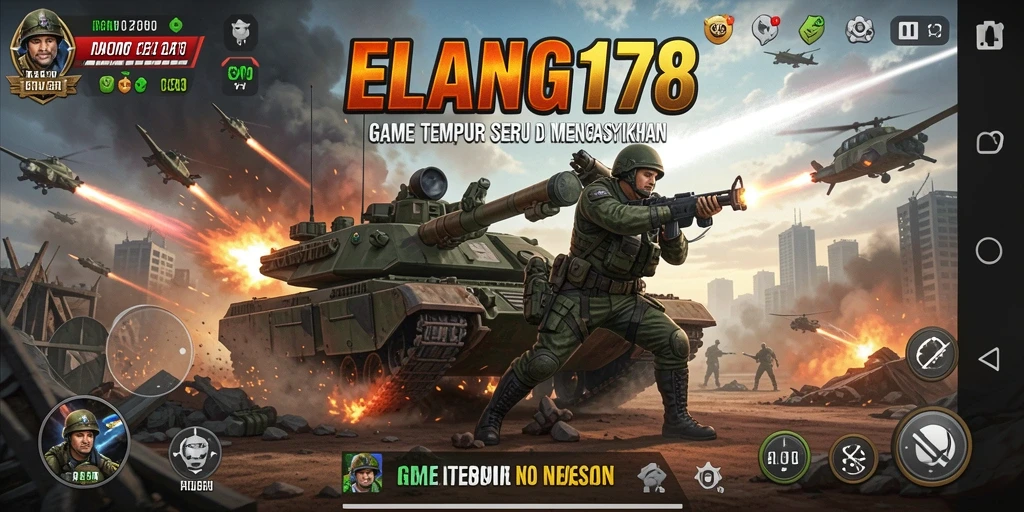 Tampilan gameplay seru dan mendebarkan di ELANG178.