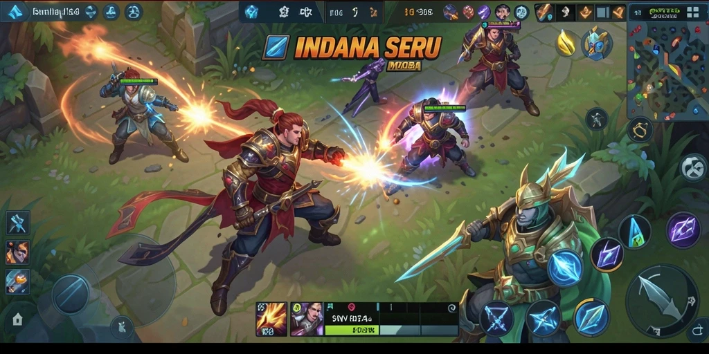 Gameplay menarik INDAAA dengan grafis yang menawan.