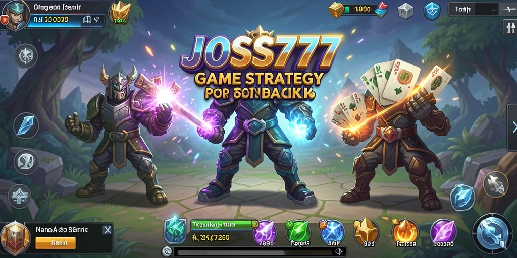 Tampilan gameplay JOSS777 yang menarik dan strategis.