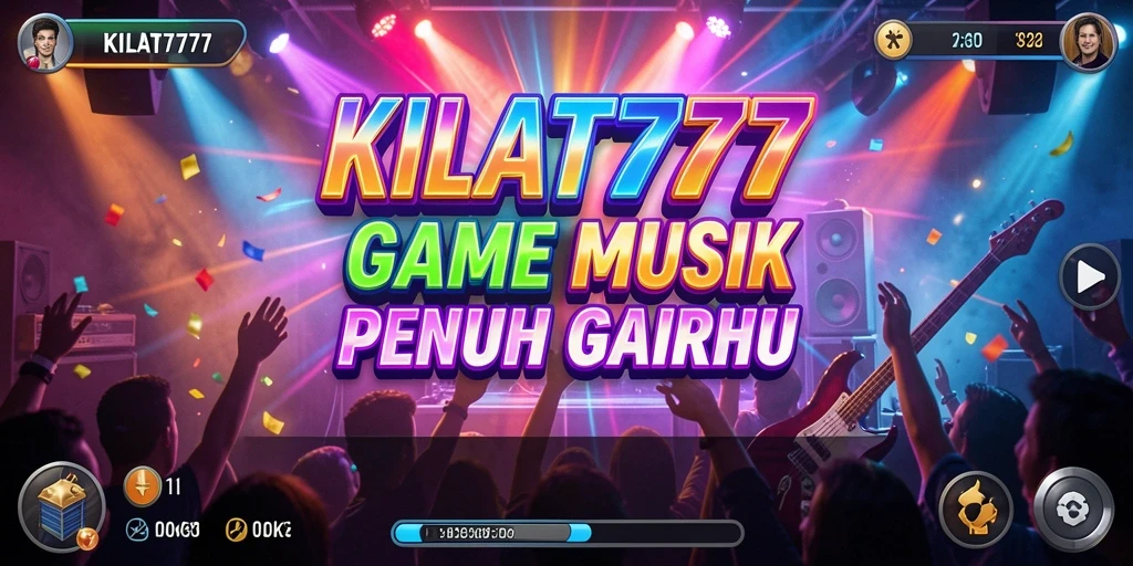 Screenshot gameplay KILAT777 menampilkan tantangan musik yang menarik.