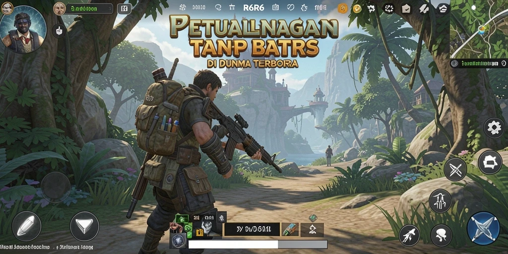 Screenshot R6R6 menampilkan eksplorasi gameplay Open World yang mendalam.