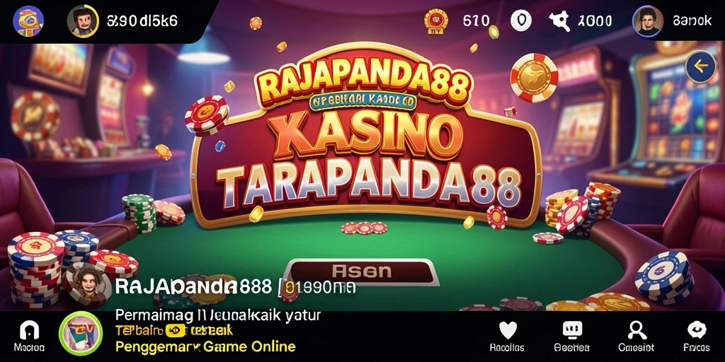 Tampilan menarik gameplay Kasino di RAJAPANDA88.