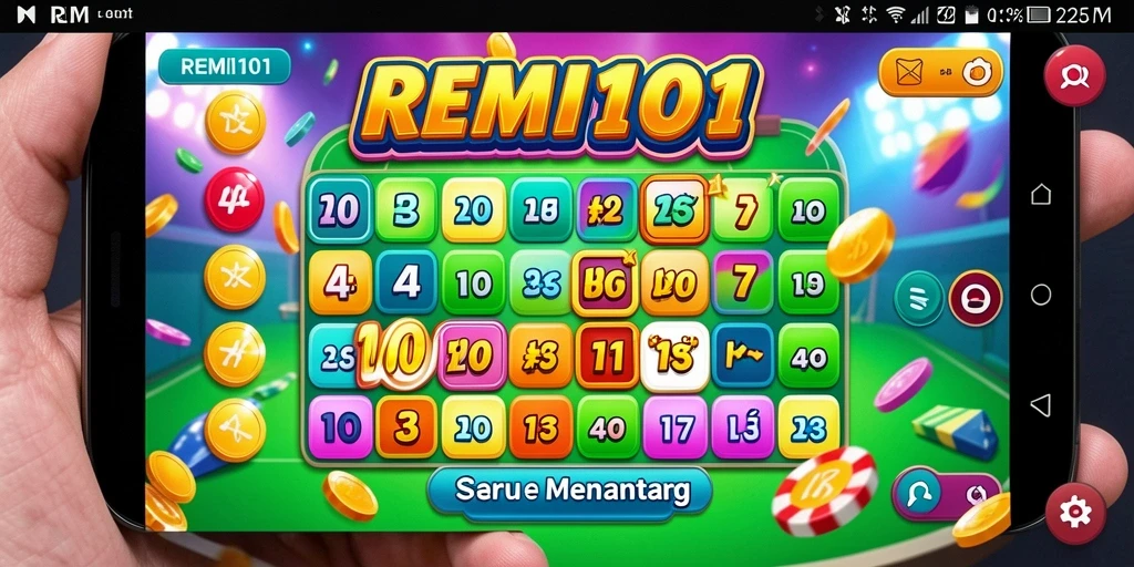 Gameplay seru Bingo dengan tampilan menarik.