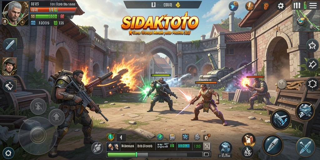 Tangkapan layar menunjukkan aksi strategis dalam SIDAKTOTO.